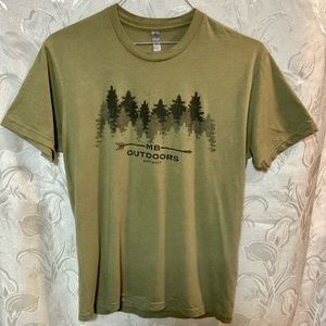 Next Level Apparel Olive T-shirt